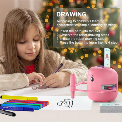 Interactive Drawing Robot for Kids with 100 Cards