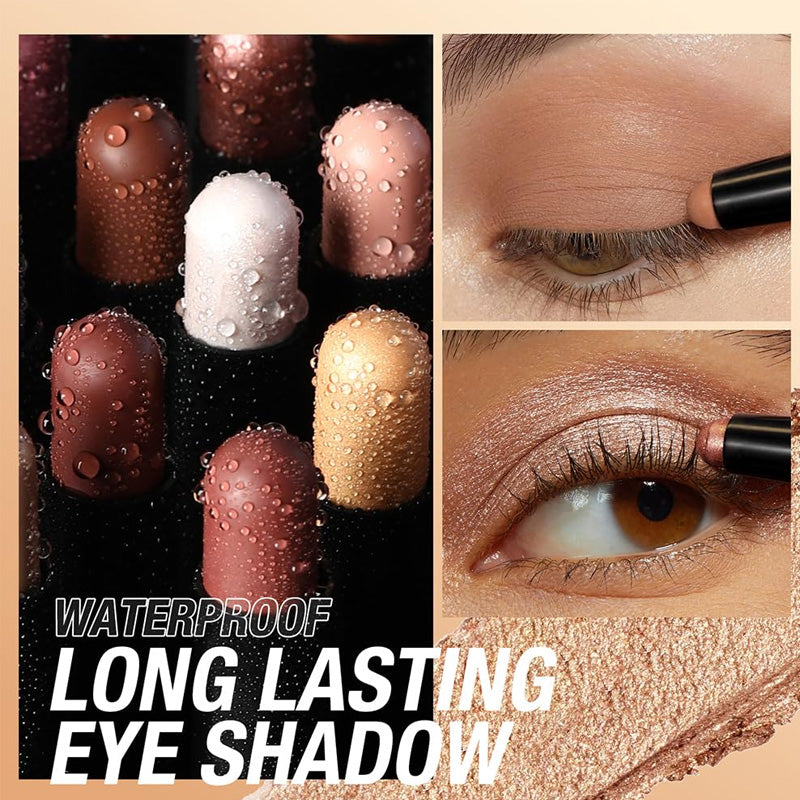 🎅ONLY TODAY -￡12.99 FOR 8 PCS!!🎄50K+ SOLD! 🎁✨8 Colors Glitter Eyeshadow Stick