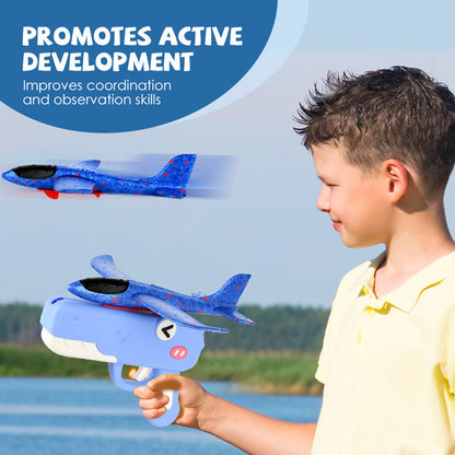 🔥Limited Time Promotion 49% OFF🎁🛩️Dinosaur Airplane Launcher Toy for Kids