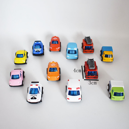 🔥Hot Sale Offers-12-Piece Mini Alloy Pull-Back Car Set