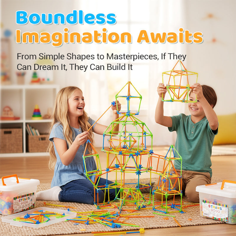 🔥Hot Sale Deals-Flexible Straw Constructor Building Toy