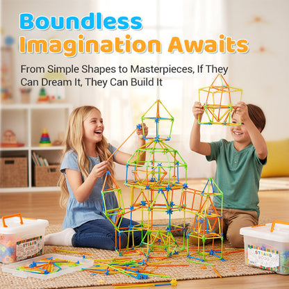 🔥Hot Sale Deals-Flexible Straw Constructor Building Toy