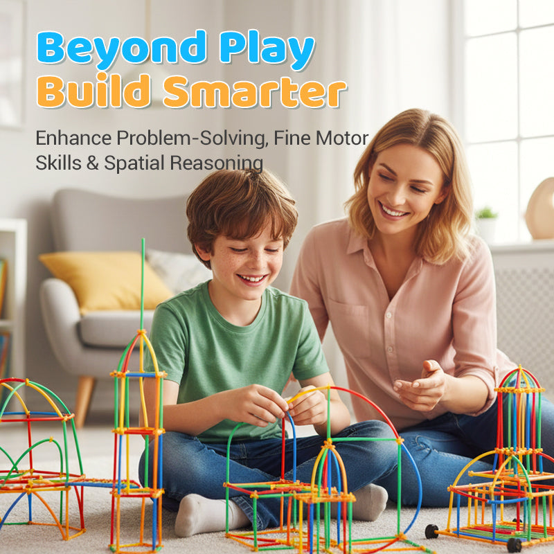 🔥Hot Sale Deals-Flexible Straw Constructor Building Toy