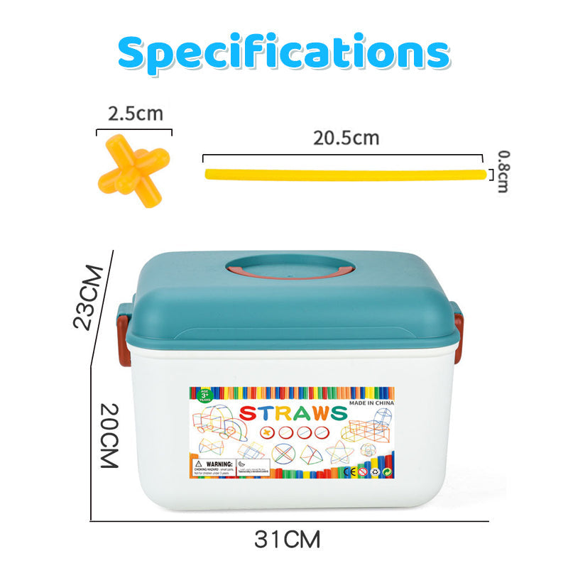 🔥Hot Sale Deals-Flexible Straw Constructor Building Toy