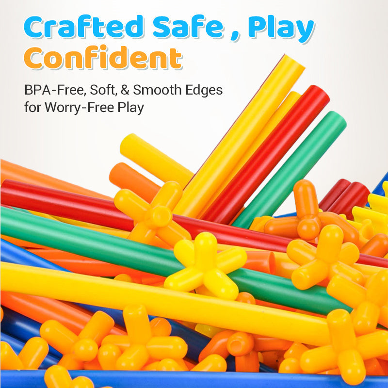 🔥Hot Sale Deals-Flexible Straw Constructor Building Toy