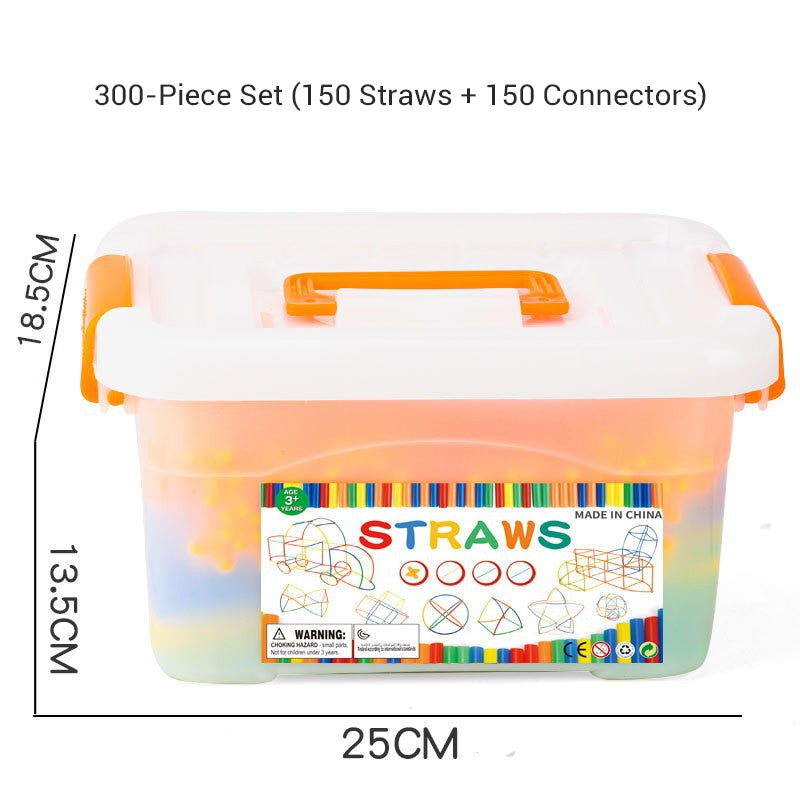 🔥Hot Sale Deals-Flexible Straw Constructor Building Toy