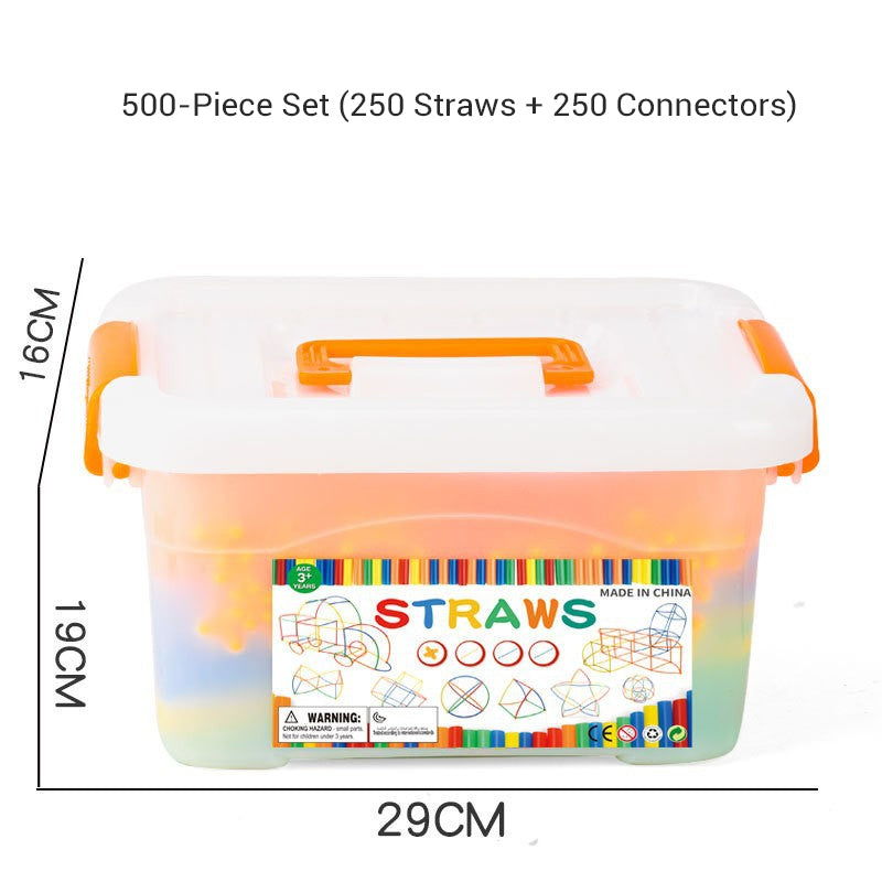 🔥Hot Sale Deals-Flexible Straw Constructor Building Toy