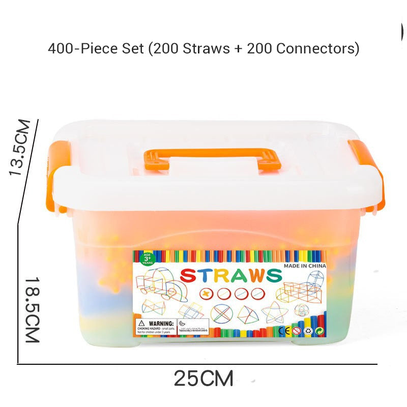 🔥Hot Sale Deals-Flexible Straw Constructor Building Toy