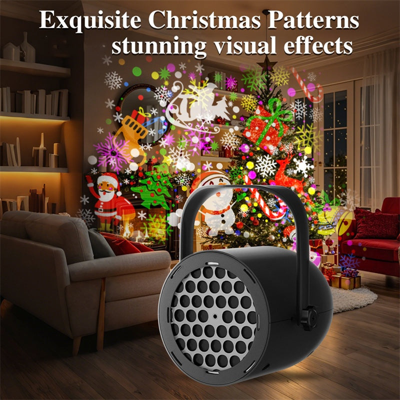 🔥Hot Sale Offers-16-Pattern USB Christmas Projector Light
