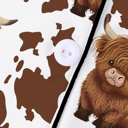 Women's Cartoon Print Comfortable Pajama Set: Long Sleeve Top & Pants