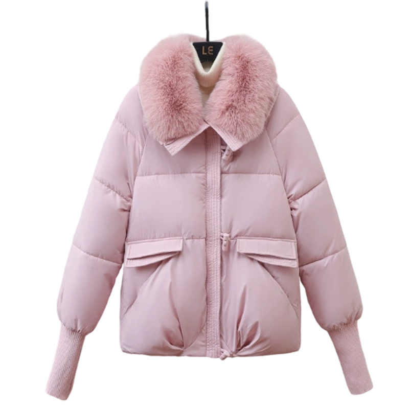 🔥Hot Sale Deals-Women’s Stylish Short Down Jacket With Fluffy Collar