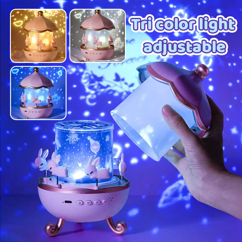 🔥Hot Sale Deals-Bluetooth Night Light Projector for Girls
