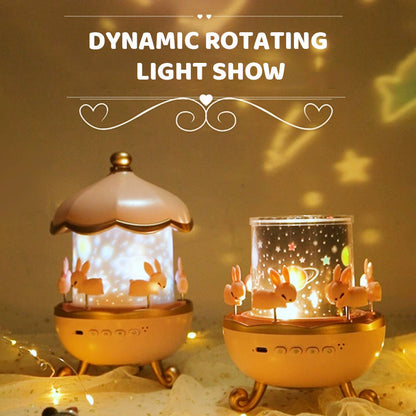 🔥Hot Sale Deals-Bluetooth Night Light Projector for Girls