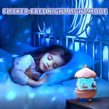 🔥Hot Sale Deals-Bluetooth Night Light Projector for Girls