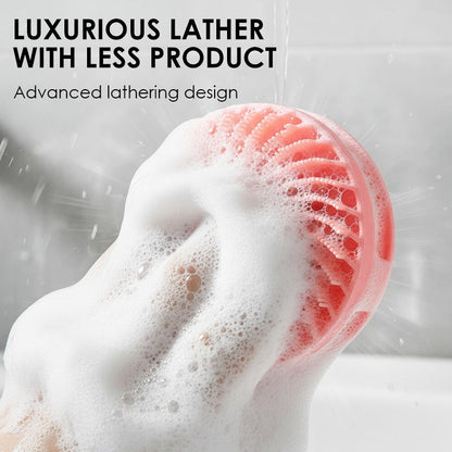2-in-1 Silicone Body Scrubber & Scalp Massager Brush