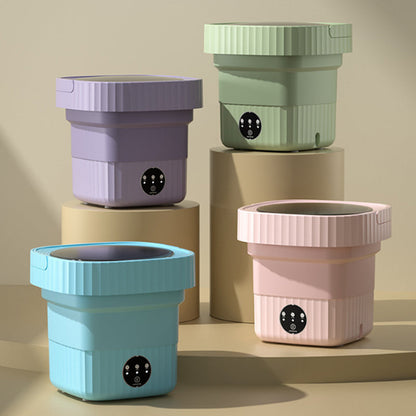 🔥Hot Sale Deals-✨Compact Foldable Antibacterial Washing Machine💯