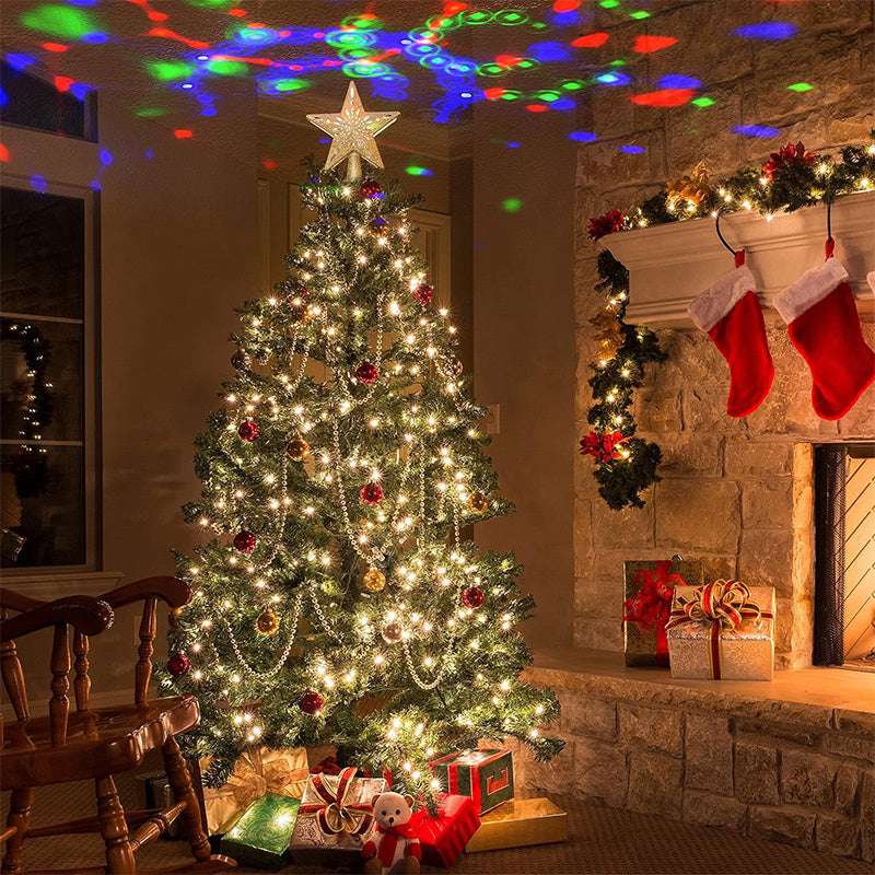 🎅Christmas Specials-Christmas Tree Star & Snowflake Projection Light