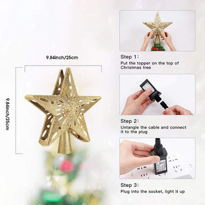 🎅Christmas Specials-Christmas Tree Star & Snowflake Projection Light