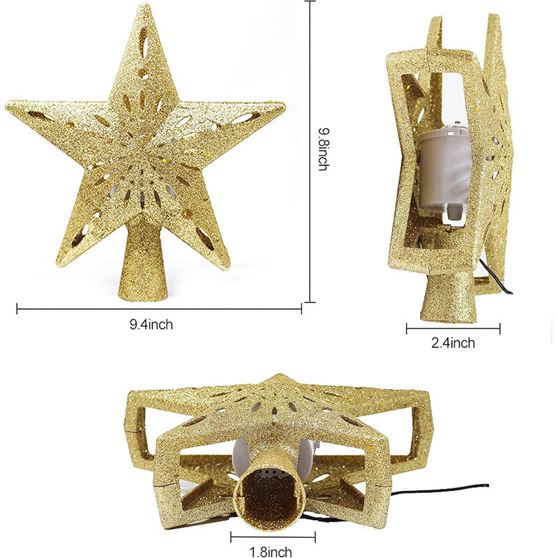 🎅Christmas Specials-Christmas Tree Star & Snowflake Projection Light