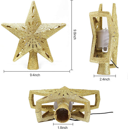 🎅Christmas Specials-Christmas Tree Star & Snowflake Projection Light