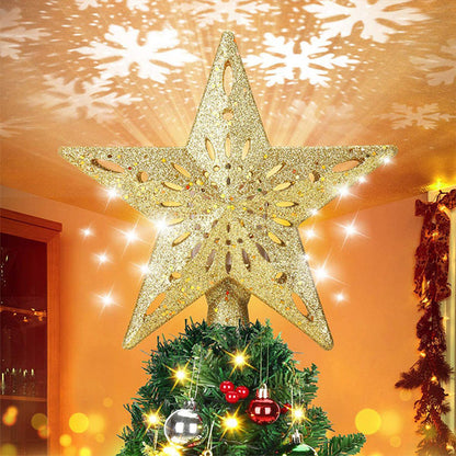 🎅Christmas Specials-Christmas Tree Star & Snowflake Projection Light