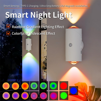 🔥Hot Sale Deals-Auto-Sensing Color Changing Night Light