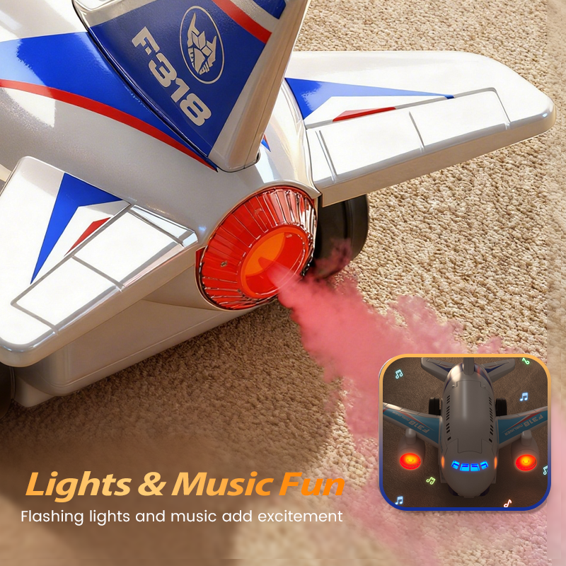 2-in-1 Electric Transforming Airplane Robot Toys