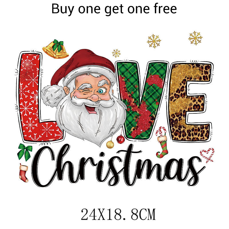 🔥Christmas Specials-Christmas Themed Heat Transfer Sticker