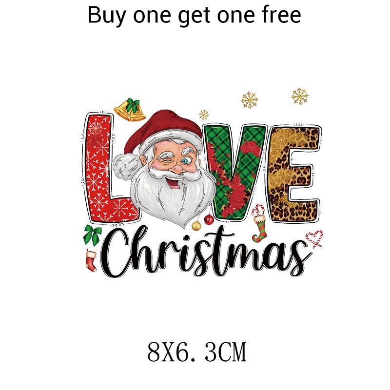 🔥Christmas Specials-Christmas Themed Heat Transfer Sticker