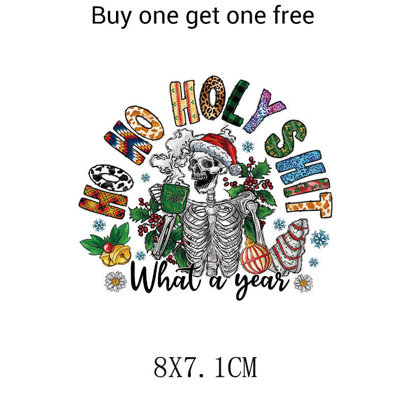 🔥Christmas Specials-Christmas Themed Heat Transfer Sticker