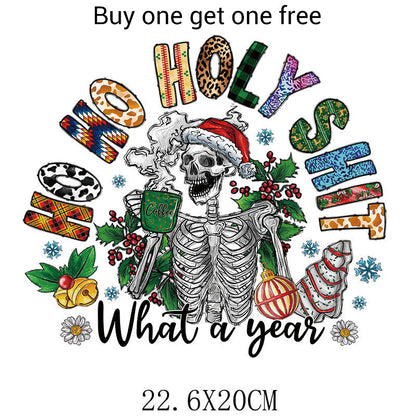 🔥Christmas Specials-Christmas Themed Heat Transfer Sticker