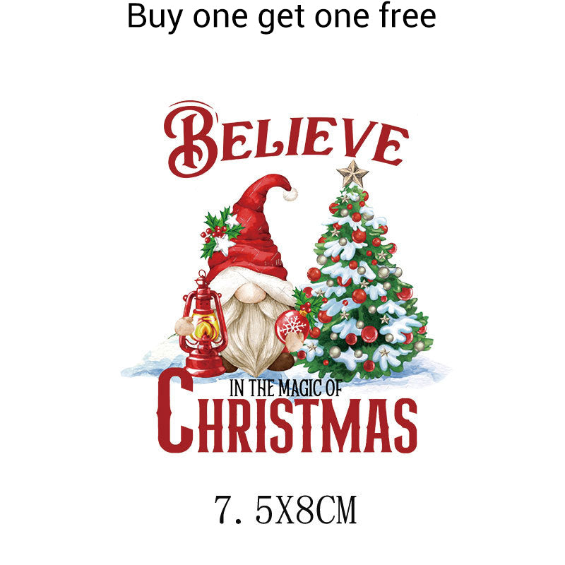 🔥Christmas Specials-Christmas Themed Heat Transfer Sticker