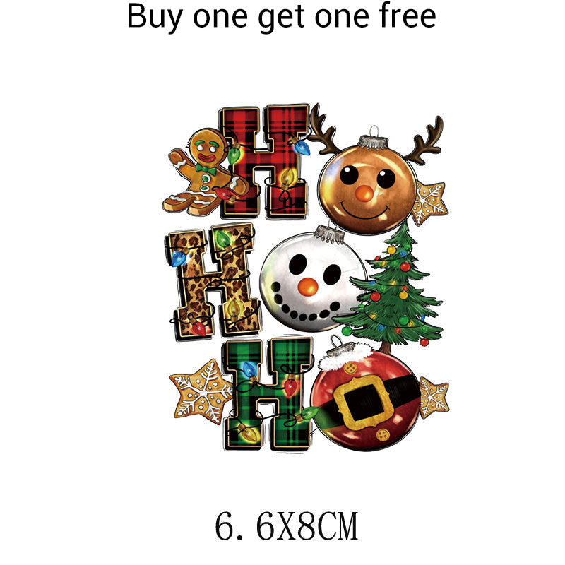 🔥Christmas Specials-Christmas Themed Heat Transfer Sticker