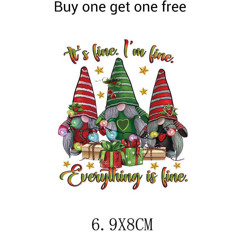 🔥Christmas Specials-Christmas Themed Heat Transfer Sticker