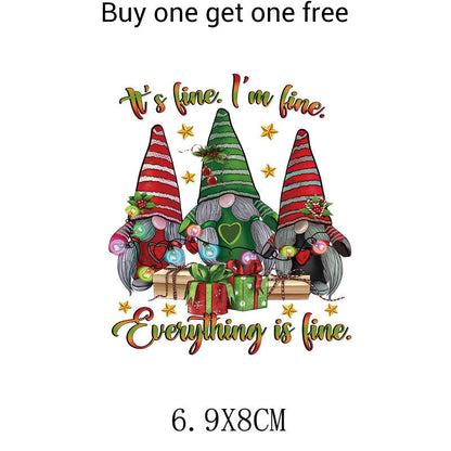 🔥Christmas Specials-Christmas Themed Heat Transfer Sticker