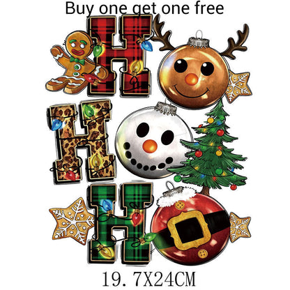 🔥Christmas Specials-Christmas Themed Heat Transfer Sticker