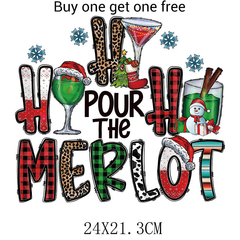 🔥Christmas Specials-Christmas Themed Heat Transfer Sticker