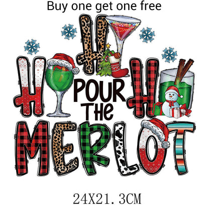 🔥Christmas Specials-Christmas Themed Heat Transfer Sticker