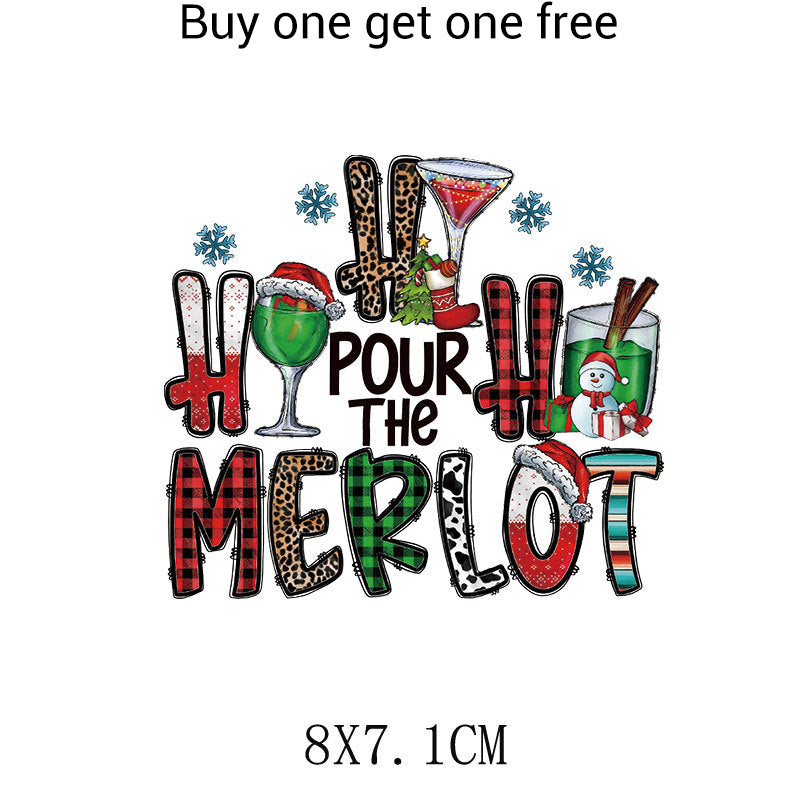 🔥Christmas Specials-Christmas Themed Heat Transfer Sticker