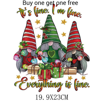 🔥Christmas Specials-Christmas Themed Heat Transfer Sticker