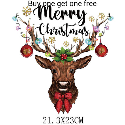 🔥Christmas Specials-Christmas Themed Heat Transfer Sticker