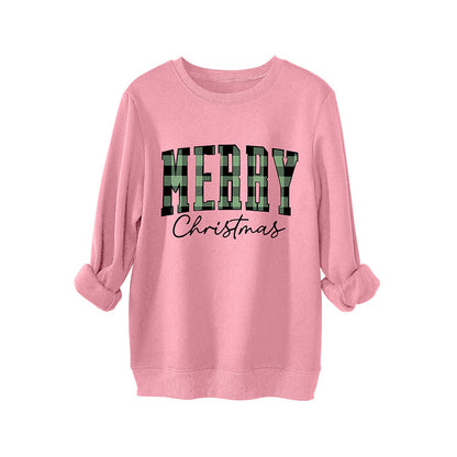 Women's Print Long Sleeve Crewneck Sweatshirt