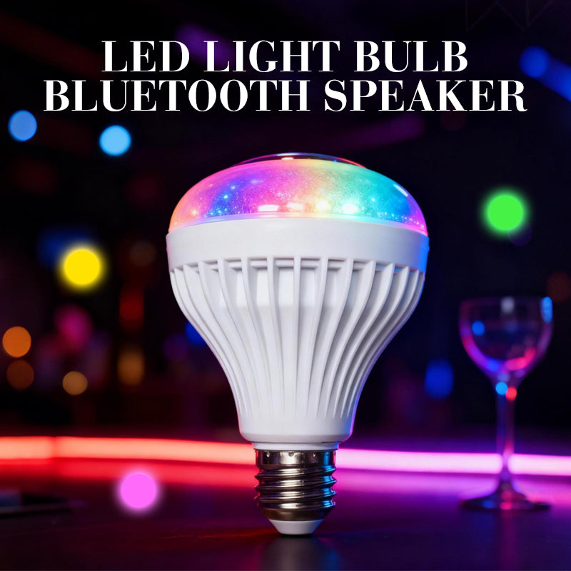 Smart Music Light Bulb with Built-in Bluetooth Speaker
