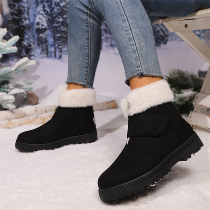 Women's Plush-Lined Winter Snow Boots