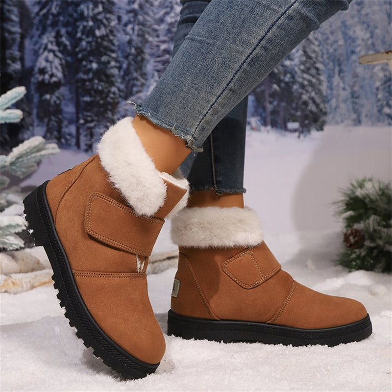 Women's Plush-Lined Winter Snow Boots