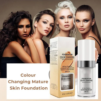 🔥Hot Sale Offers-Long-Lasting Moisturizing Colour Changing Foundation