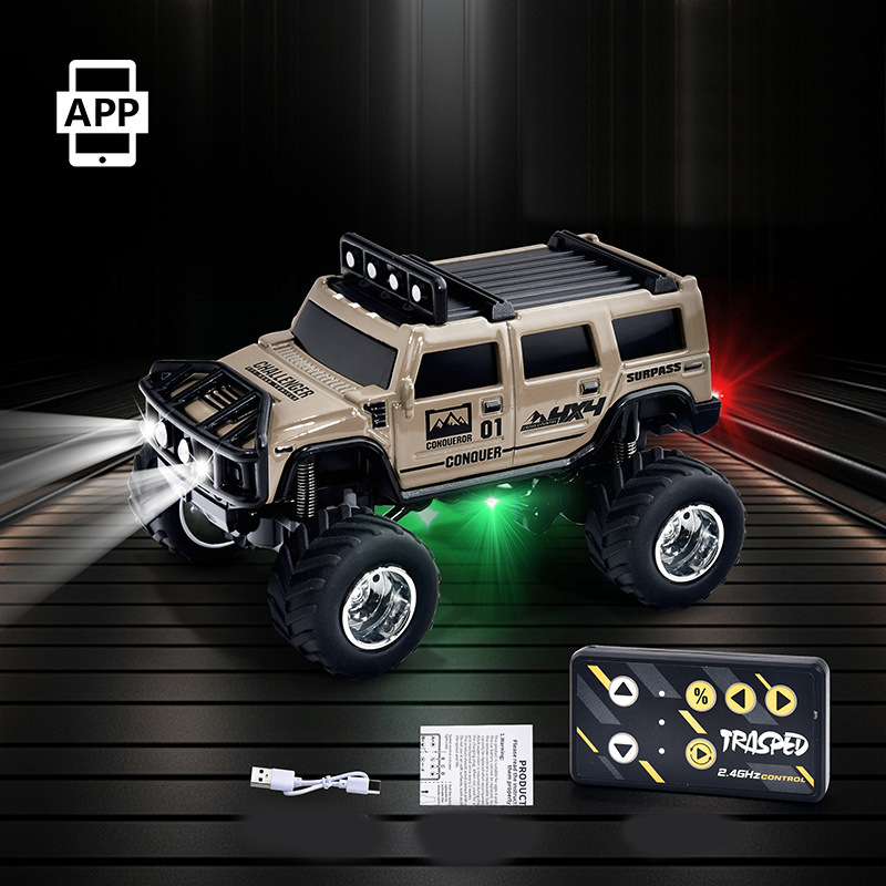 🔋 2025 HOT SALE 50% OFF! ✨ Mini RC Off-Road Truck with Lights