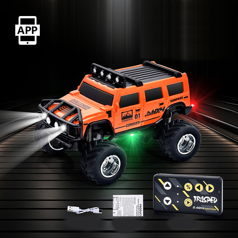 🔋 2025 HOT SALE 50% OFF! ✨ Mini RC Off-Road Truck with Lights