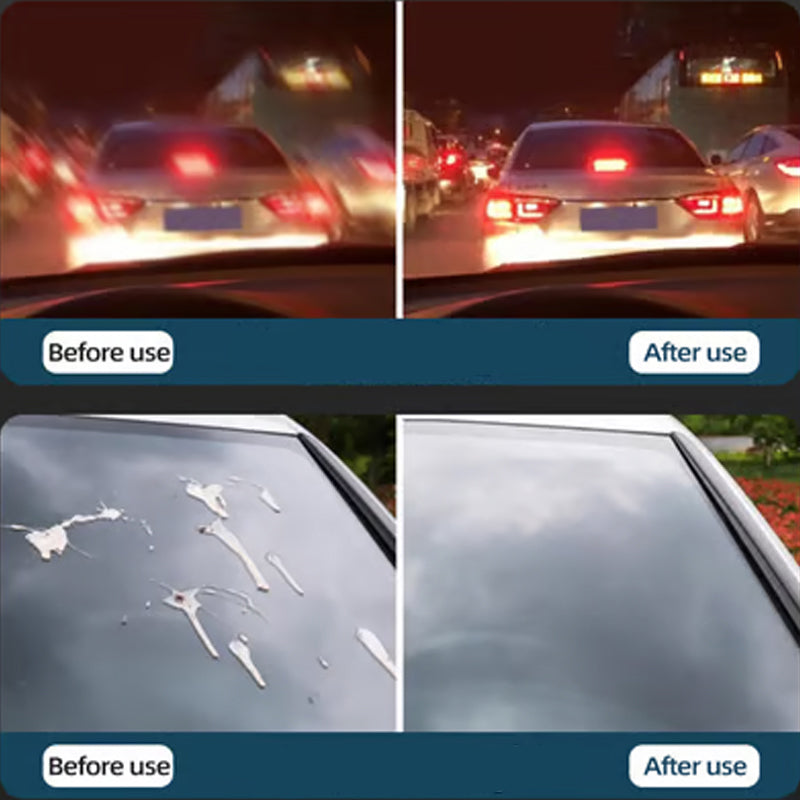 🚗 BUY MORE SAVE MORE✨ CAR GLASS CLEANING SPONGE - Effortless Scrubbing & Streak-Free Shine, Gentle on Tinted Windows and Mirrors, Quick-Drying Formula 🌟🧽