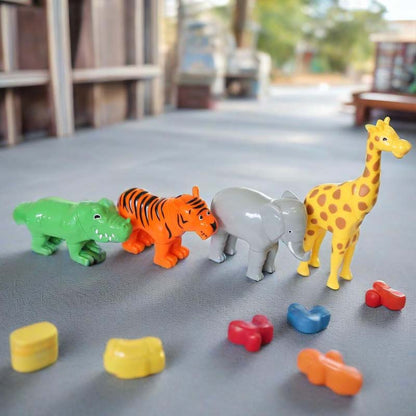 🔥Hot Sale Offers-Magnetic Mix-and-Match Animal Building Toy
